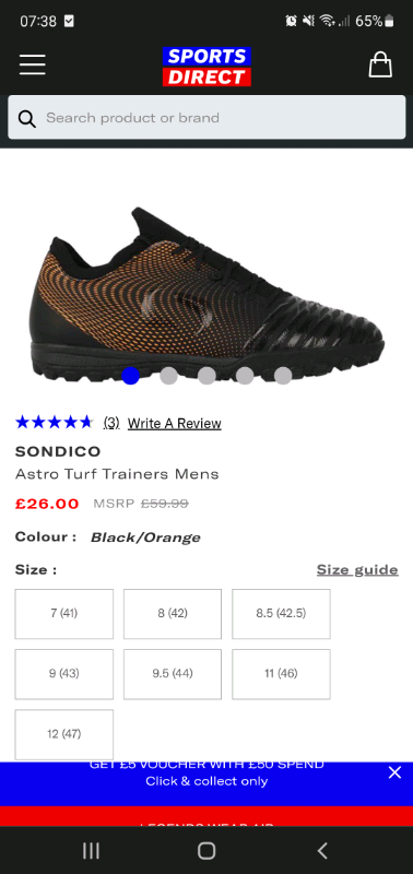 sondico astro turf football boots